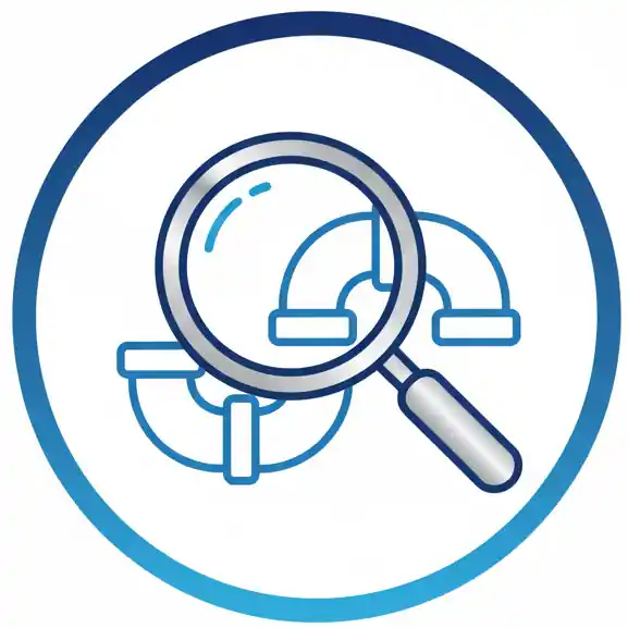 routine inspection icon for pipeline services maintenance