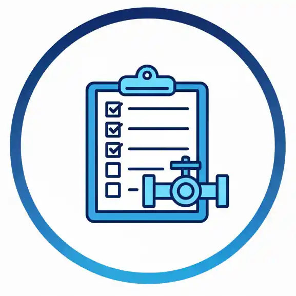 monitoring and documentation icon for pipeline maintenance